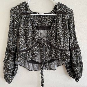 American Eagle Tie Crop Top